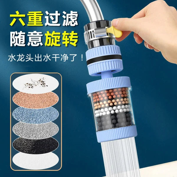6-Layer 360° Water Filter Tap | Easy Life Plus