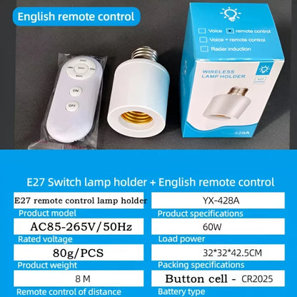 Smart Wireless Remote Control Lamp Holder | Easy Life Plus