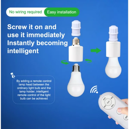 Smart Wireless Remote Control Lamp Holder | Easy Life Plus