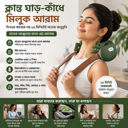 4D Neck & Shoulder Massager with Heat