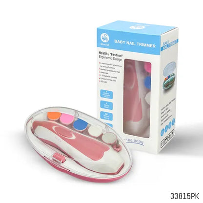 Electric Baby Nail Trimmer & File Kit | Safe Nail Clipper for Newborn | Easy Life Plus